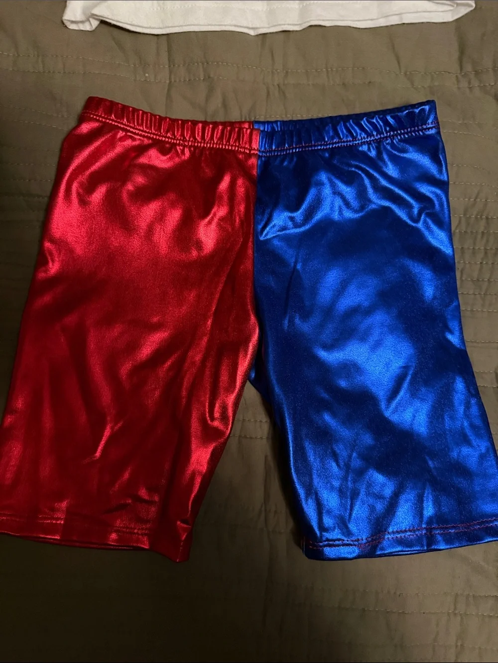 Girls' Red & Blue Superhero Costume Set with Tutu and Socks